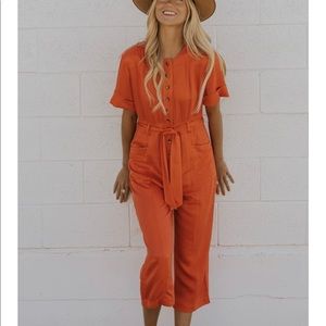 Roolee Hello There Tie Jumpsuit